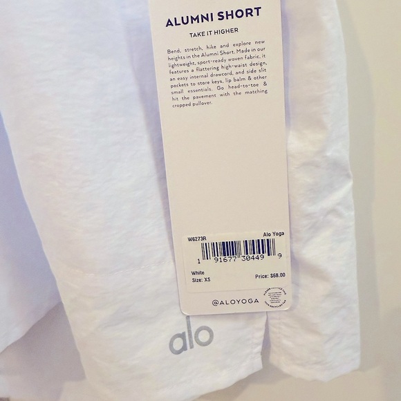 ALO Alumni Shorts NWT - Picture 2 of 3